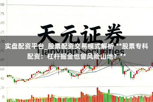 实盘配资平台_股票配资交易模式解析 **股票专科配资:杠杆掘金也曾风险山地?**